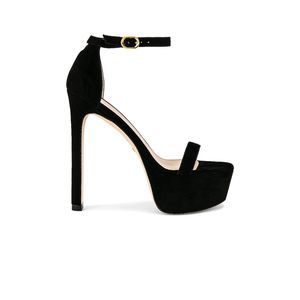 NEW Size 9 Stuart Weitzman Nudist Hollywood Heel in Black REVOLVE MSRP $495